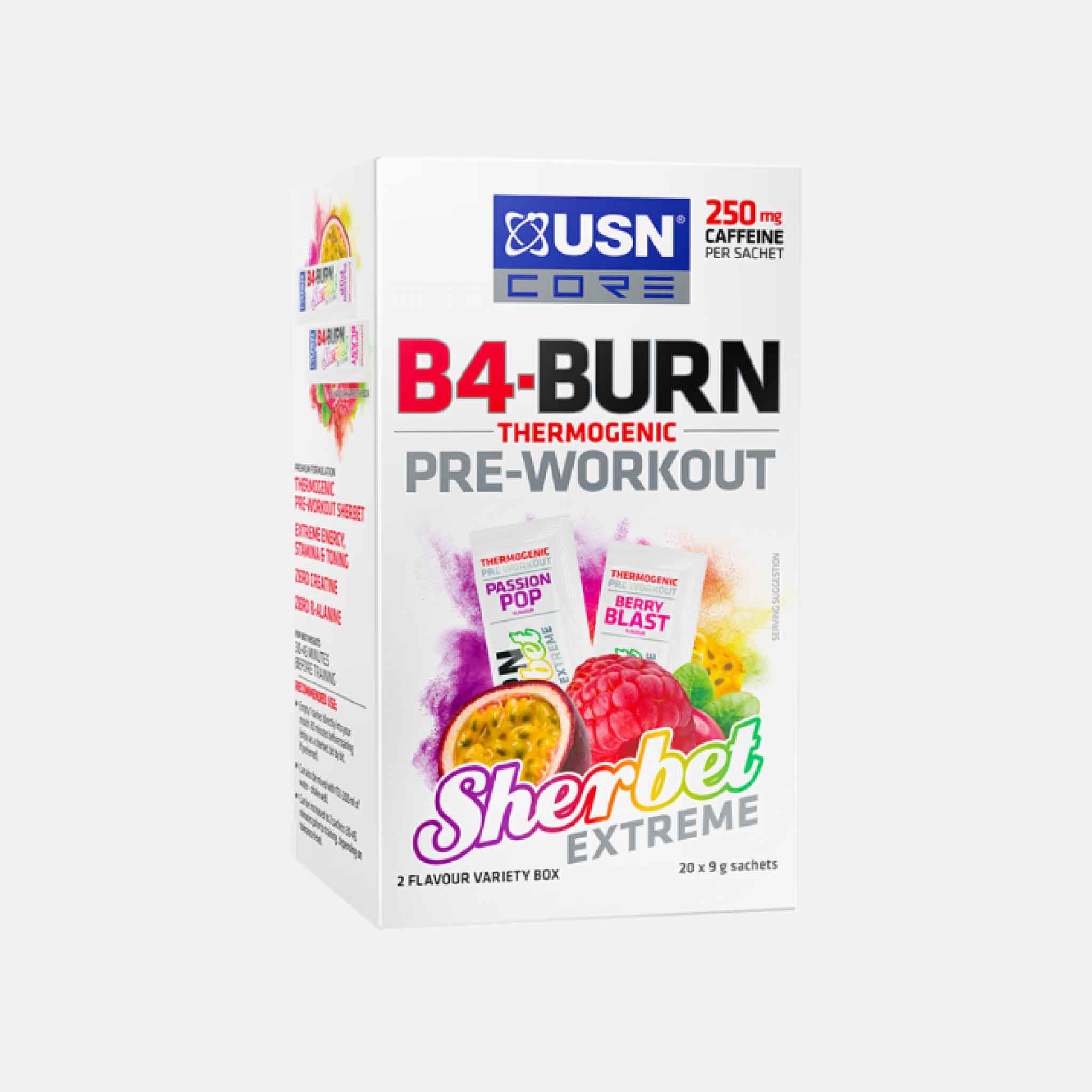 USN® B4-Burn Sherbet Extreme 9g 20 Sachets